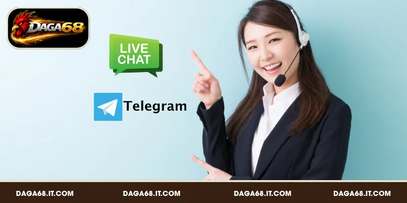 2 phương thức liên hệ DAGA68 nhanh chóng nhất