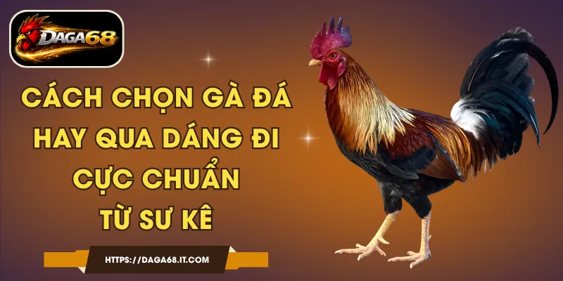 Cách Chọn Gà Đá Hay Qua Dáng Đi Cực Chuẩn Từ Sư Kê