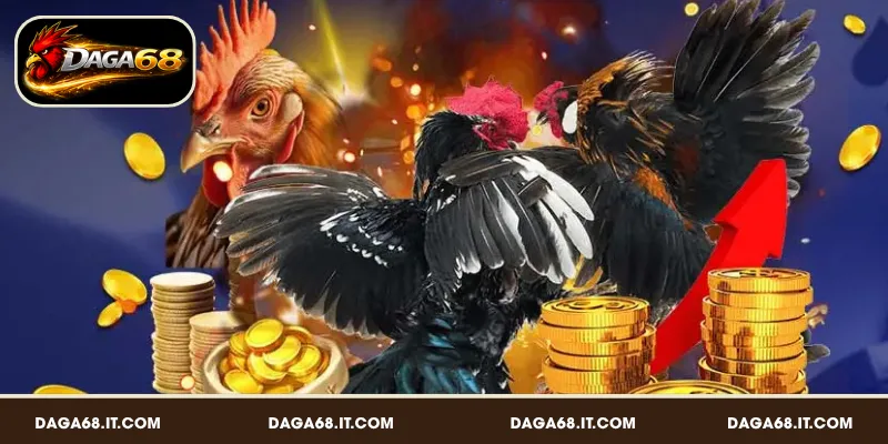 Cược gấp thếp trong đá gà là tăng tiền gấp đôi sau thua