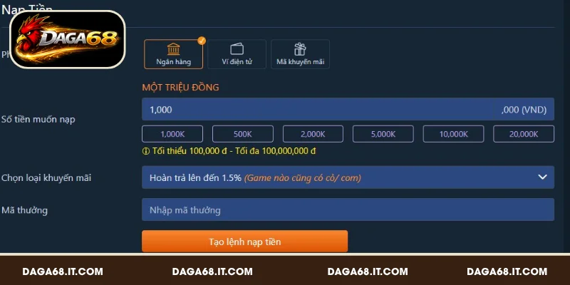 Đánh giá về quy trình nạp rút và độ minh bạch của thương hiệu