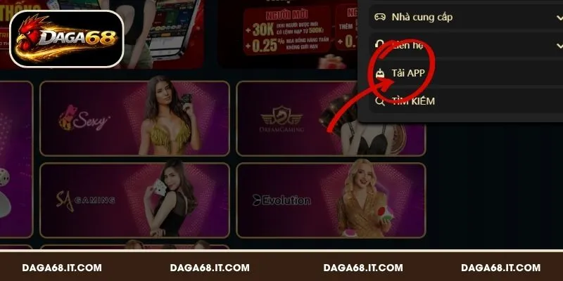 Yêu cầu cần thiết để cài đặt app DAGA68 thành công